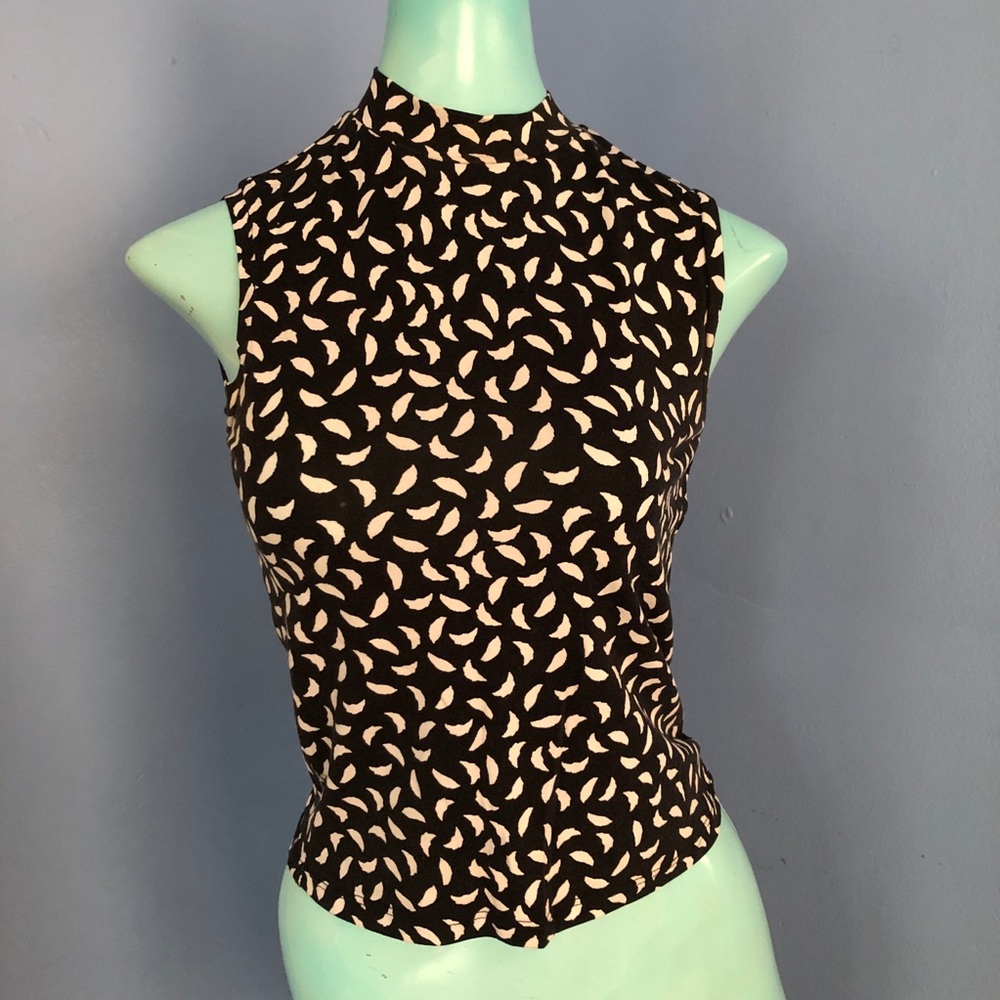 Monki High Neck Sleeveless Top